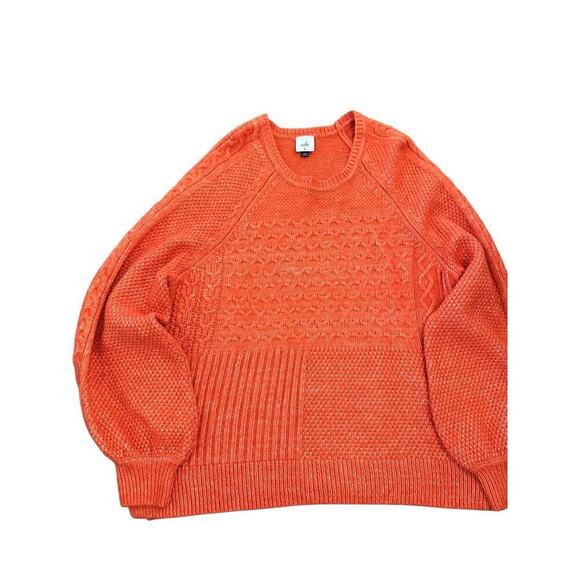 CAbi #4038 Women's Orange Harvest Oversized Pullover Sweater Size Medium - Picture 2 of 3